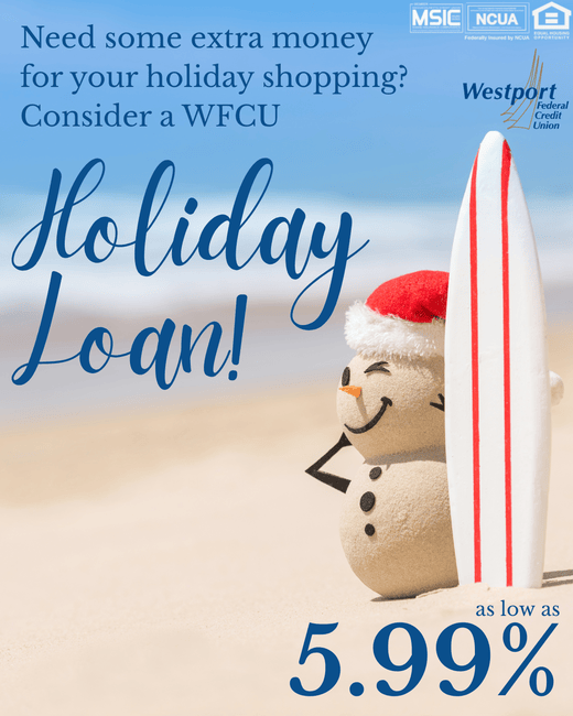 Holiday loans poster