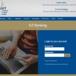 Westport Federal Credit Union login screen for EZ Banking.